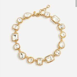 J. Crew faceted crystal necklace